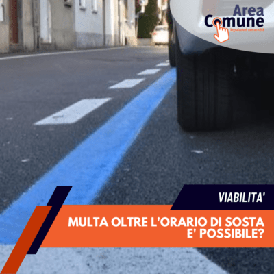 Area Comune - Viabilità - Strisce blu multa parcheggio